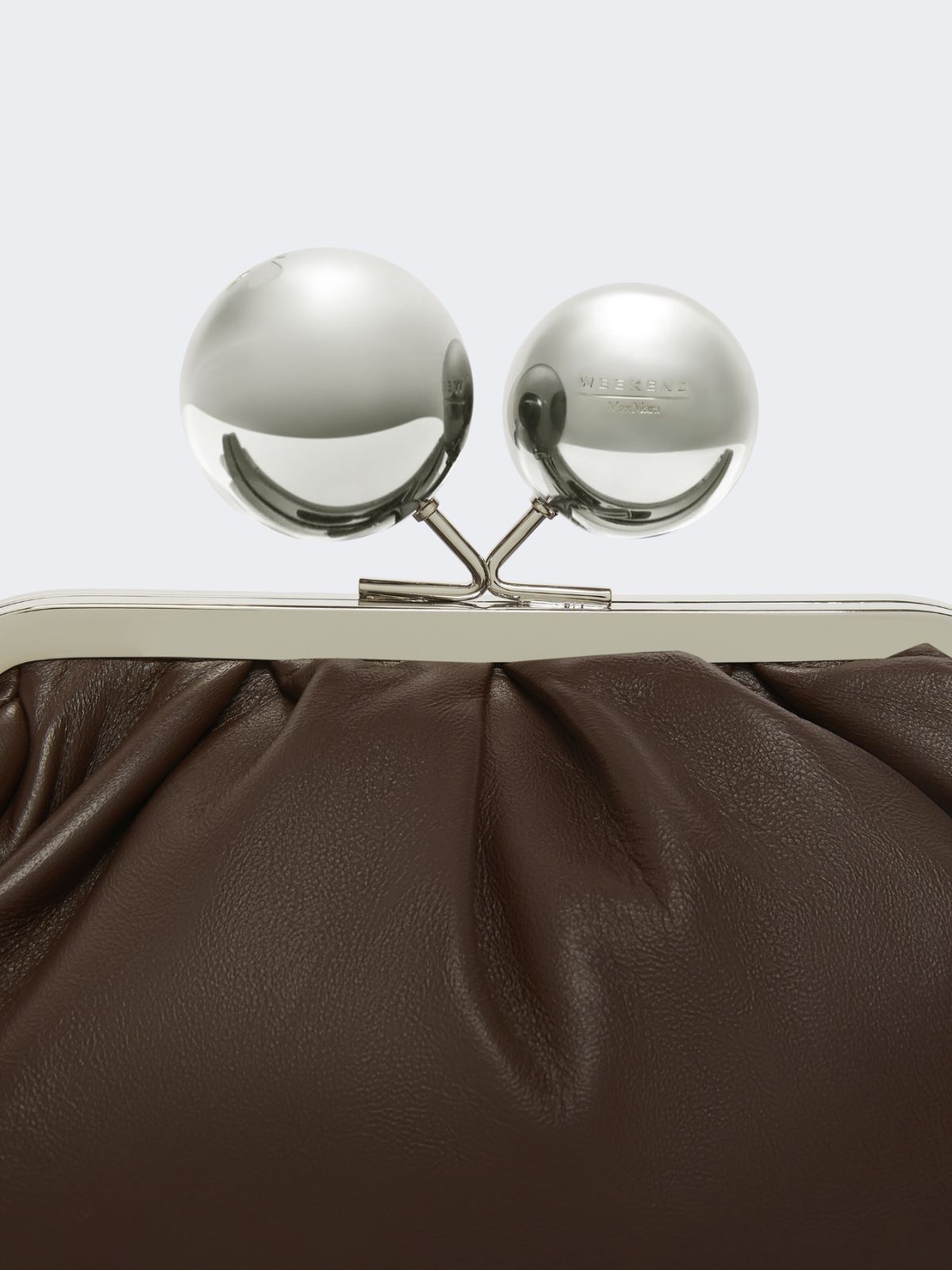 Medium Pasticcino Bag in glossy nappa leather - BROWN - Max Mara - 5