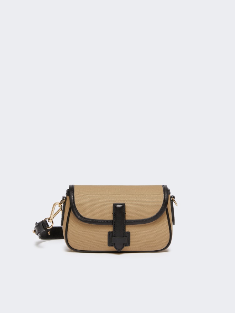 [ヴィック] コットン キャンバス スモール クロス ボディ バッグ - BEIGE - Max Mara