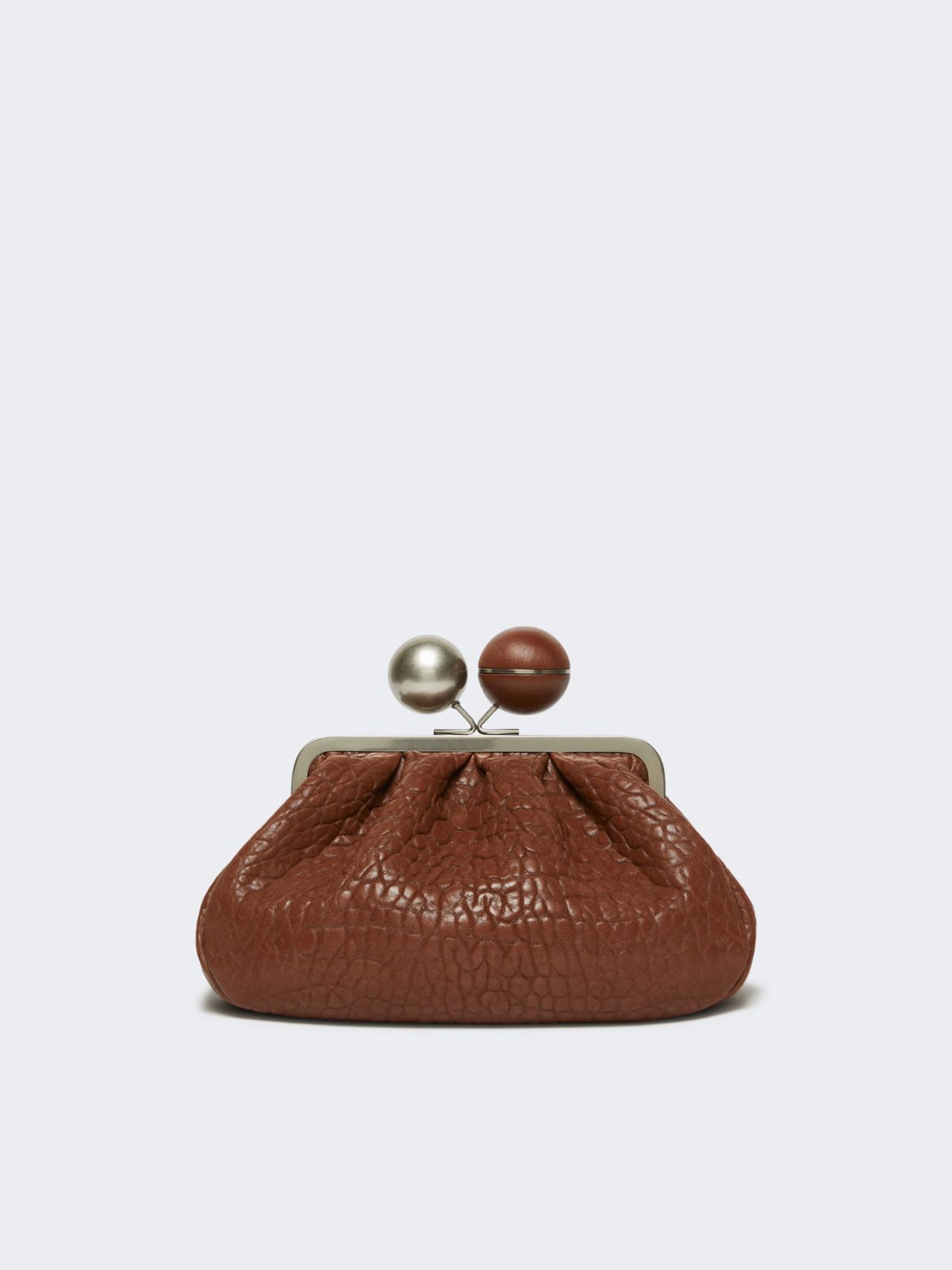 Medium nappa leather Pasticcino Bag - TOBACCO - Max Mara - 3