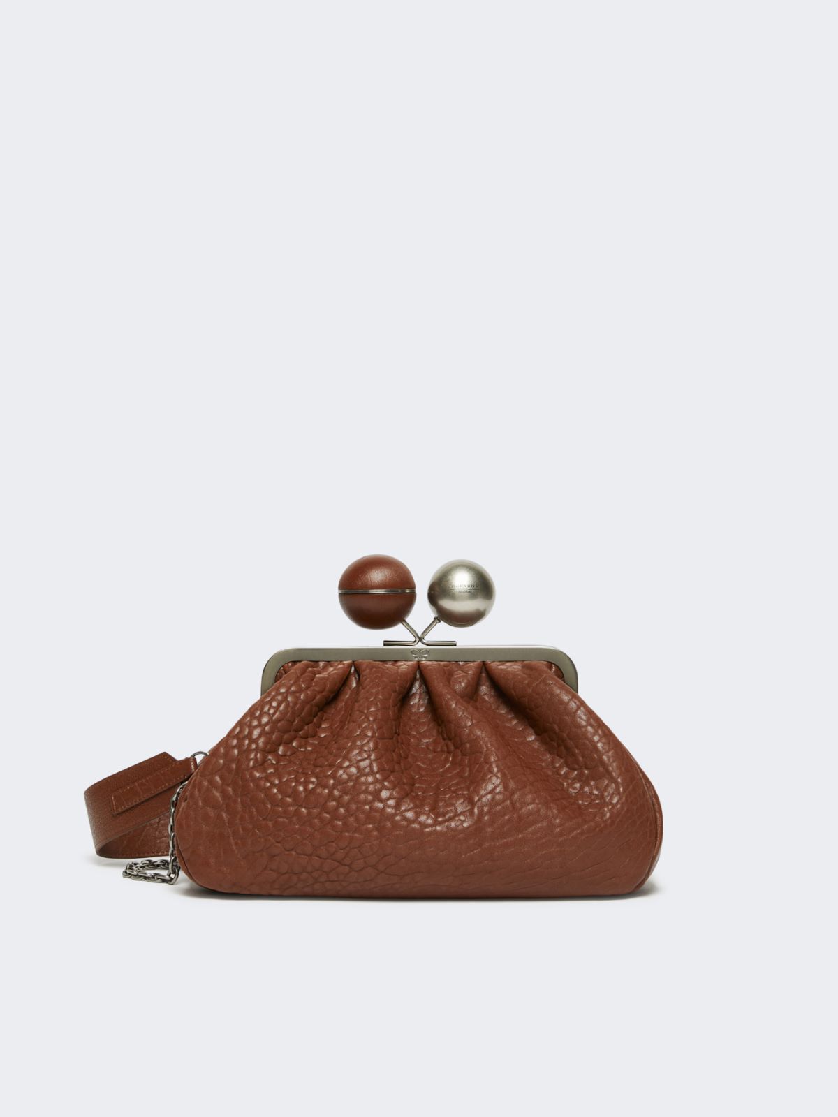 Medium nappa leather Pasticcino Bag - TOBACCO - Max Mara - 12