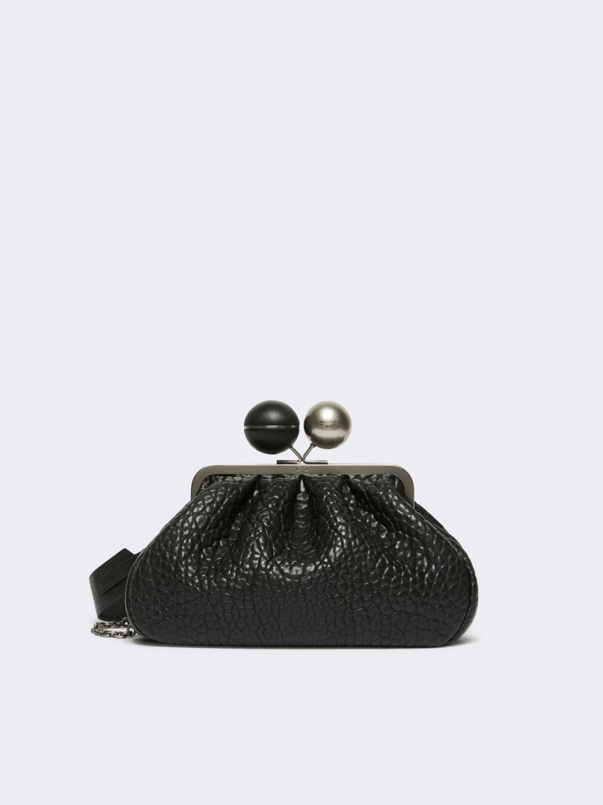 Medium nappa leather Pasticcino Bag - BLACK - Max Mara - 12