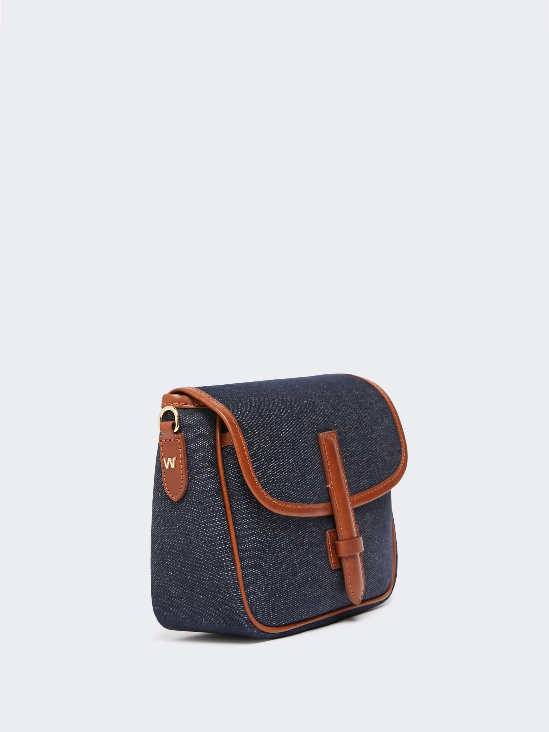 갭데님 코튼 크로스바디백 - CHINA BLUE - Max Mara - 5