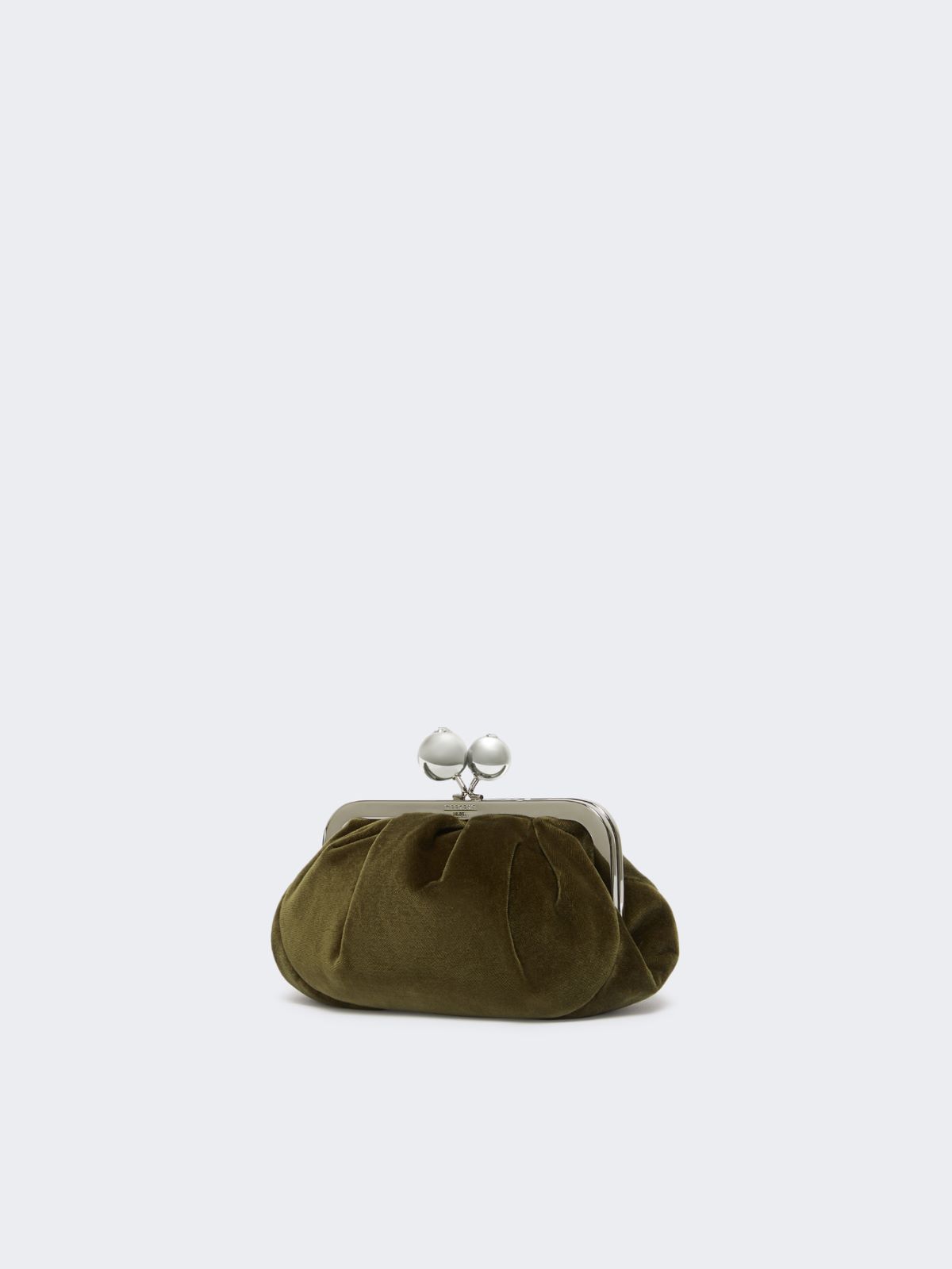 Small cotton velvet Pasticcino Bag - KAKI - Max Mara - 2