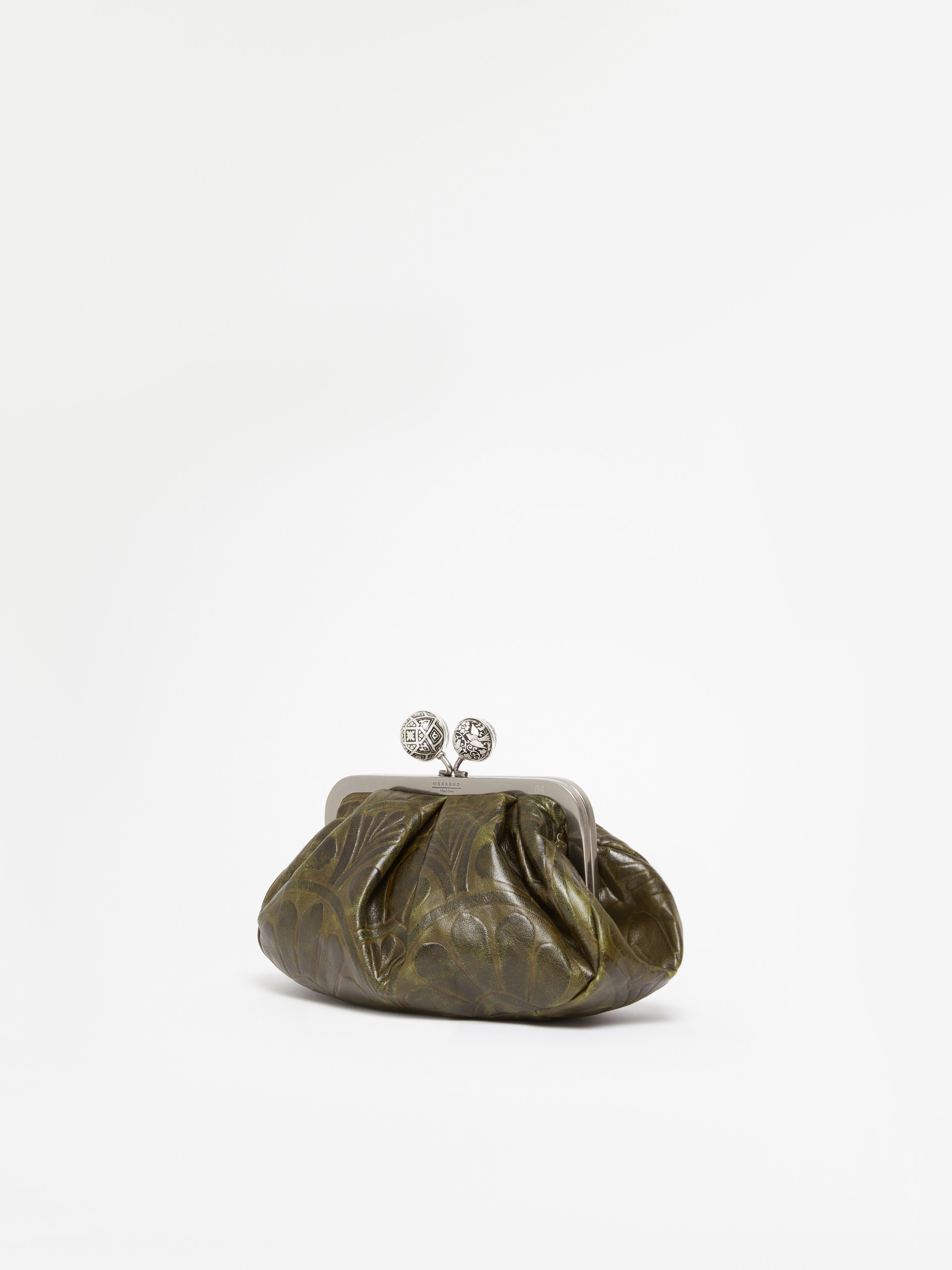 Small smooth leather Pasticcino Bag - DARK GREEN - Max Mara - 2