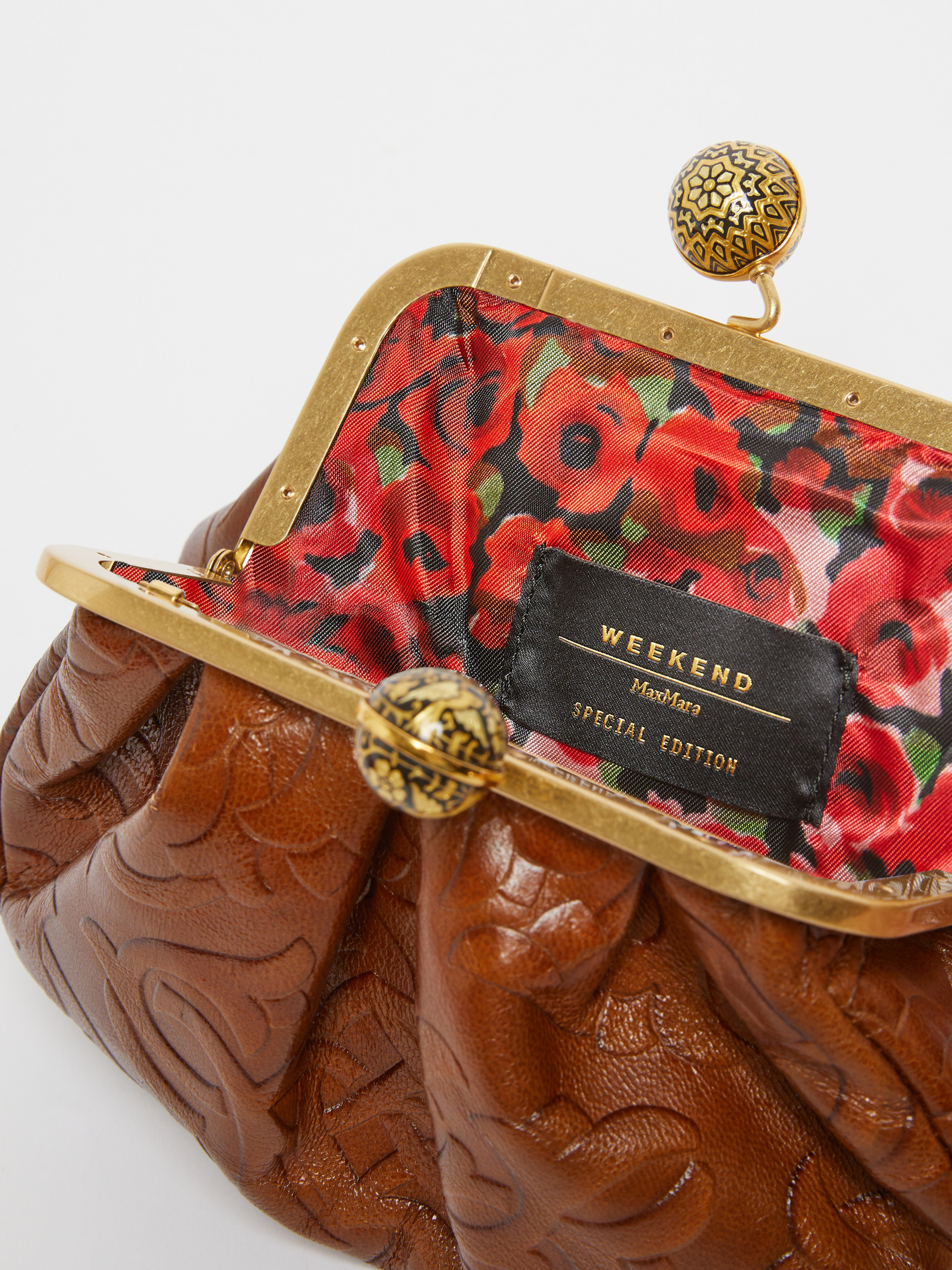 Small smooth leather Pasticcino Bag - TOBACCO - Max Mara - 5