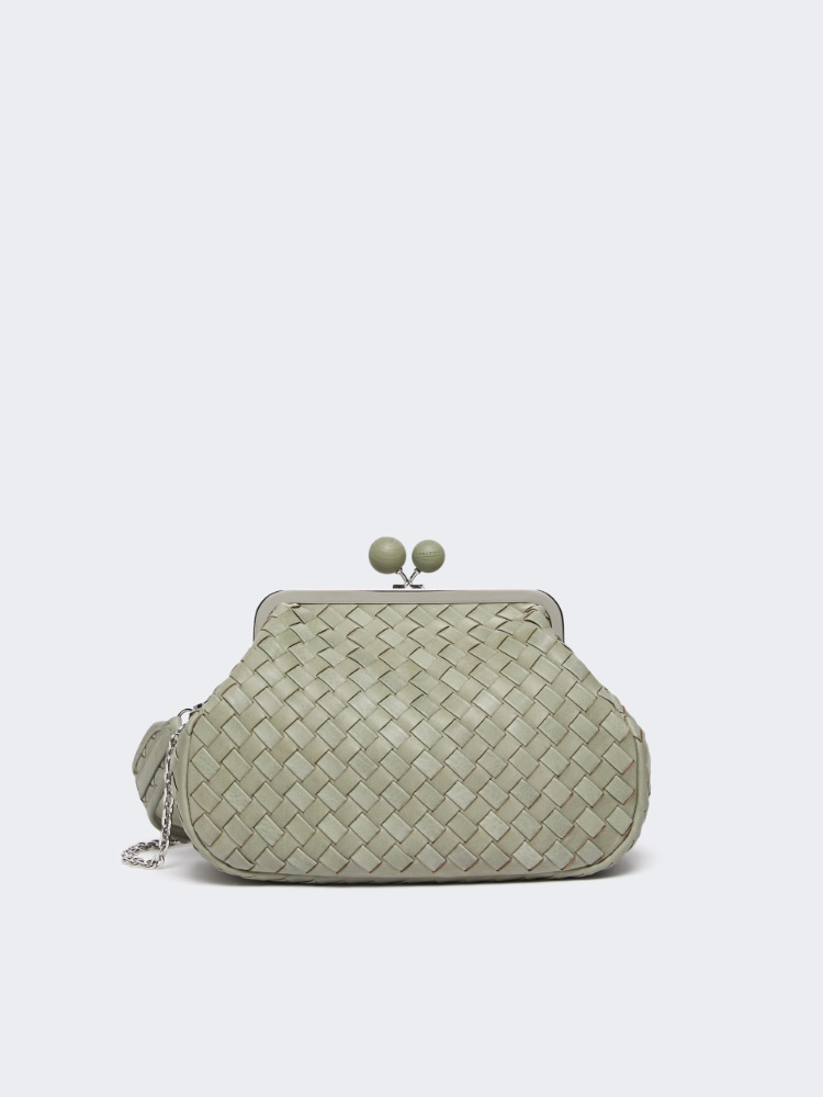 Pasticcino Bag Medium z plecionej skóry - SZAŁWIOWY ZIELONY - Max Mara