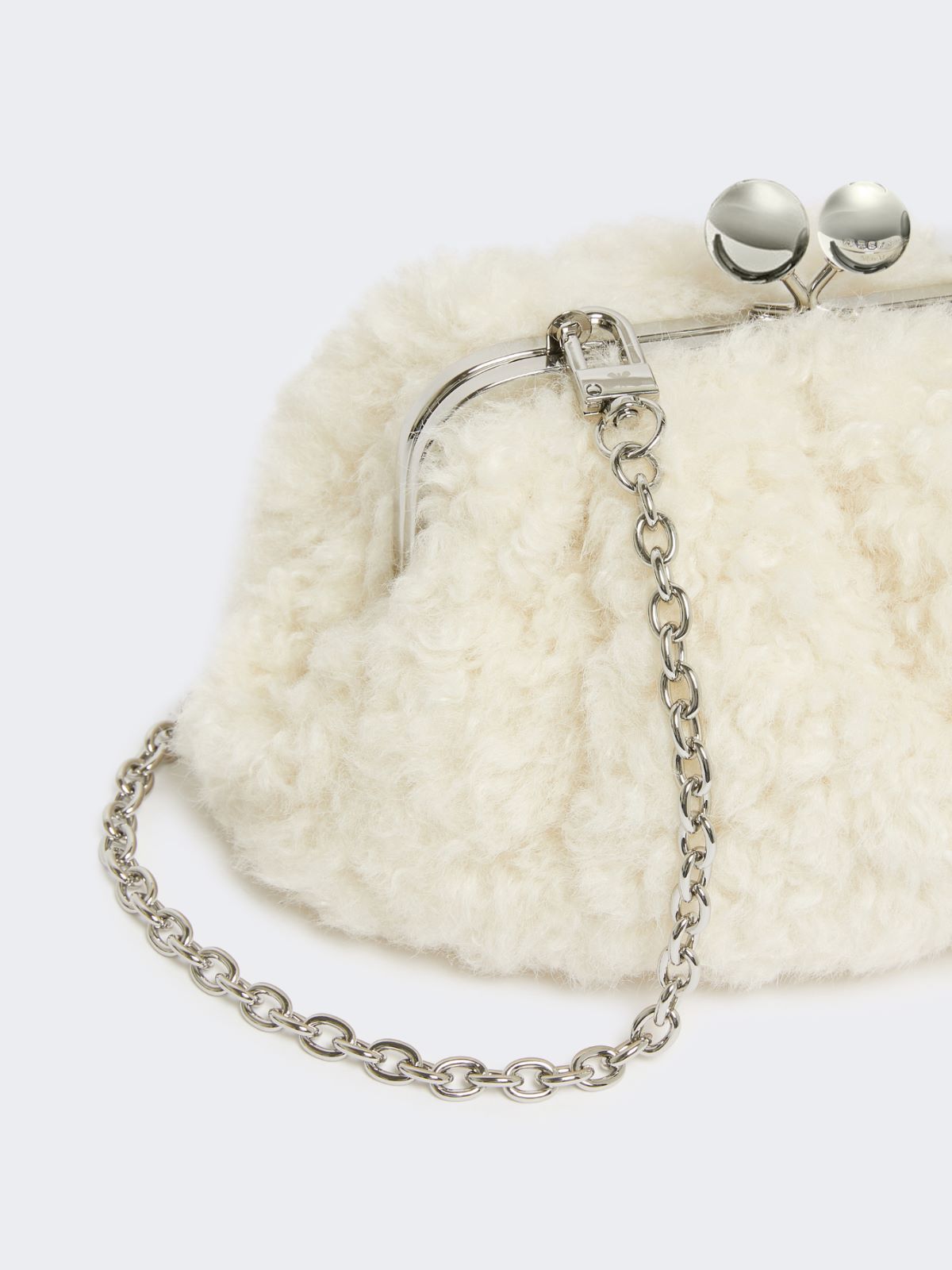 Small Pasticcino Bag with a soft texture - IVORY - Max Mara - 4