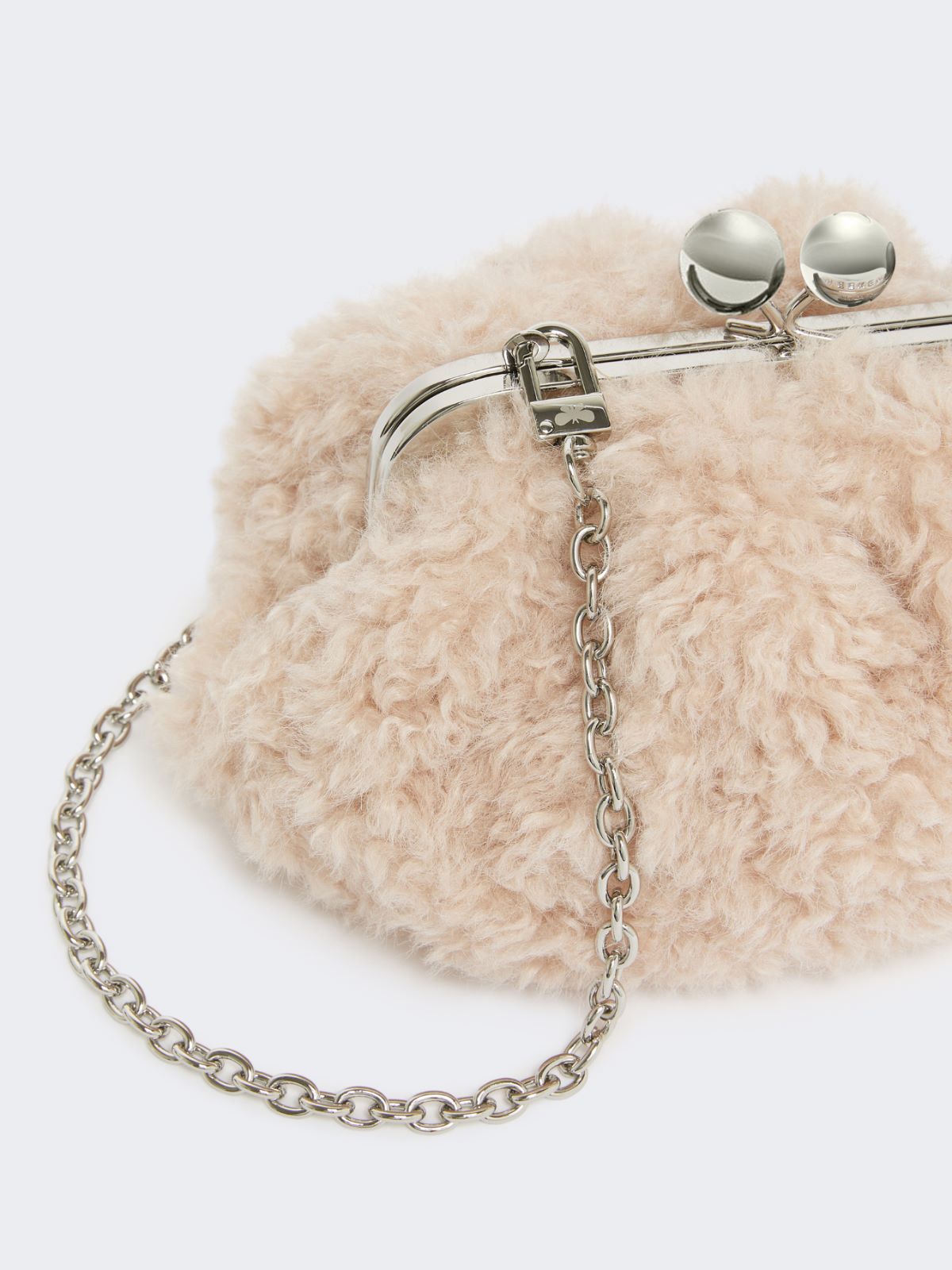 Small Pasticcino Bag with a soft texture - PINK - Max Mara - 4