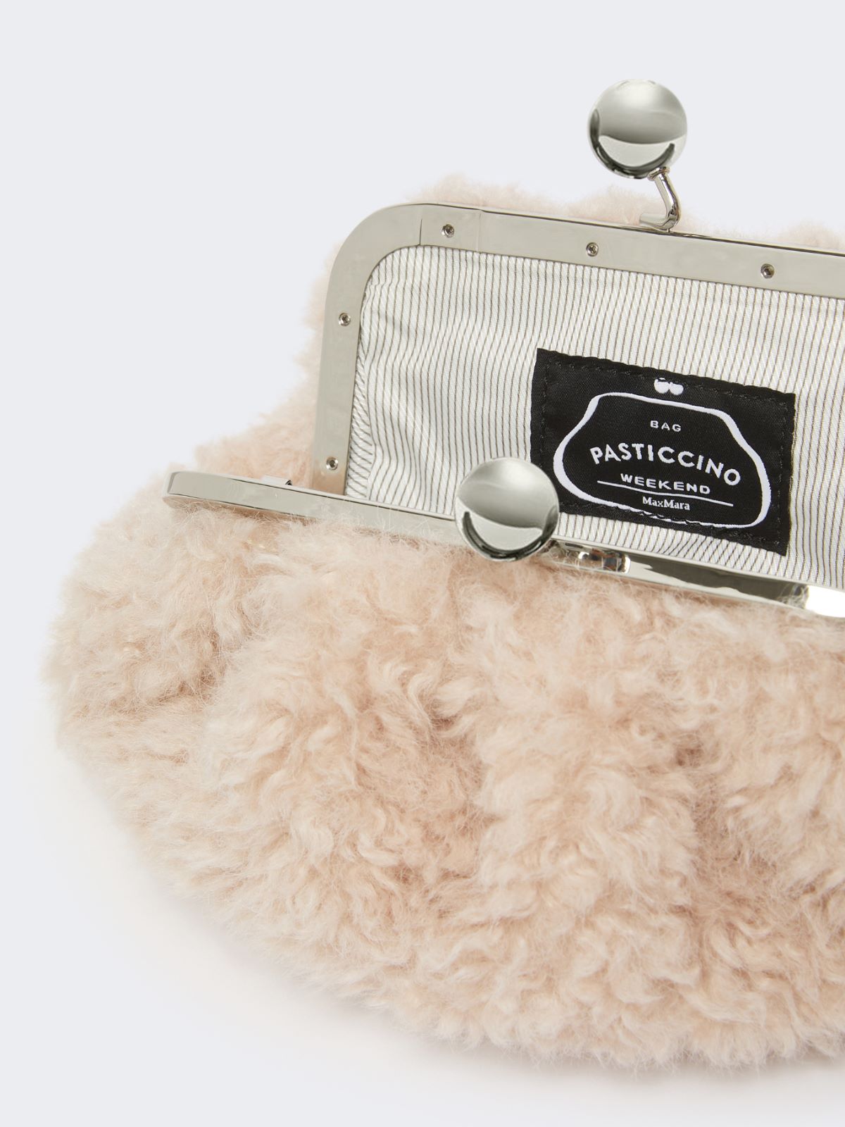 Small Pasticcino Bag with a soft texture - PINK - Max Mara - 6