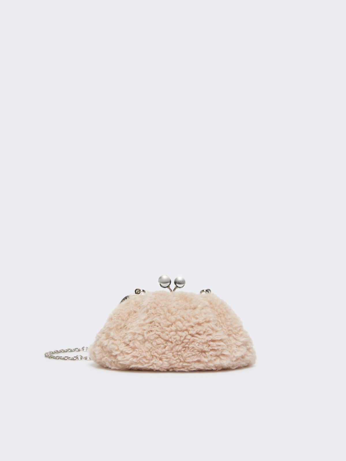 Small Pasticcino Bag with a soft texture - PINK - Max Mara
