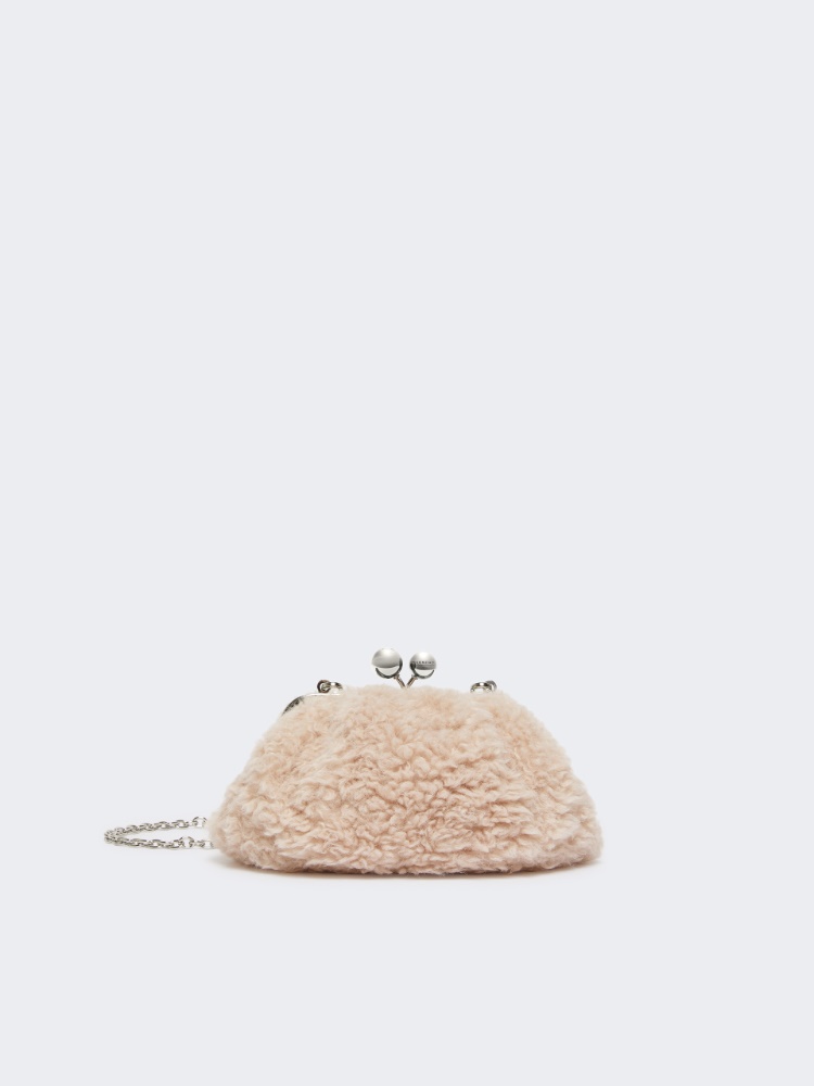 Small Pasticcino Bag with a soft texture - PINK - Max Mara