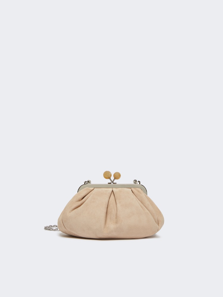 Small suede Pasticcino Bag - MUSTARD - Max Mara