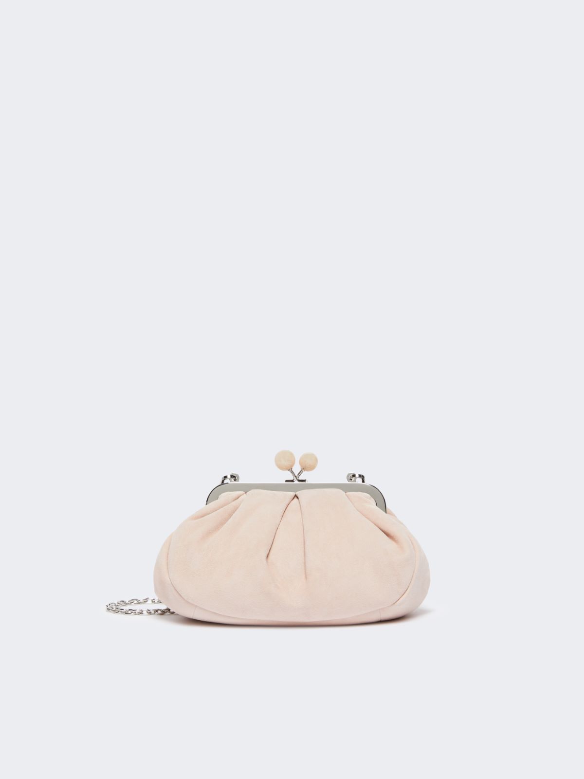 Small suede Pasticcino Bag - POWDER - Max Mara