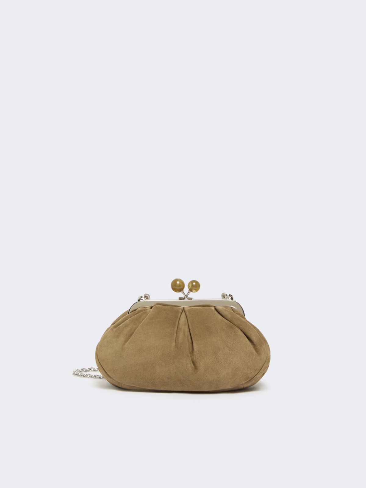 Small suede Pasticcino Bag - KAKI - Max Mara - 9