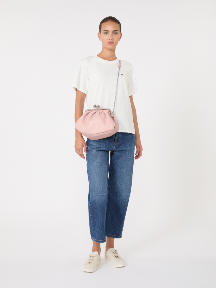 Medium sheepskin Pasticcino Bag - PINK - Max Mara - 2