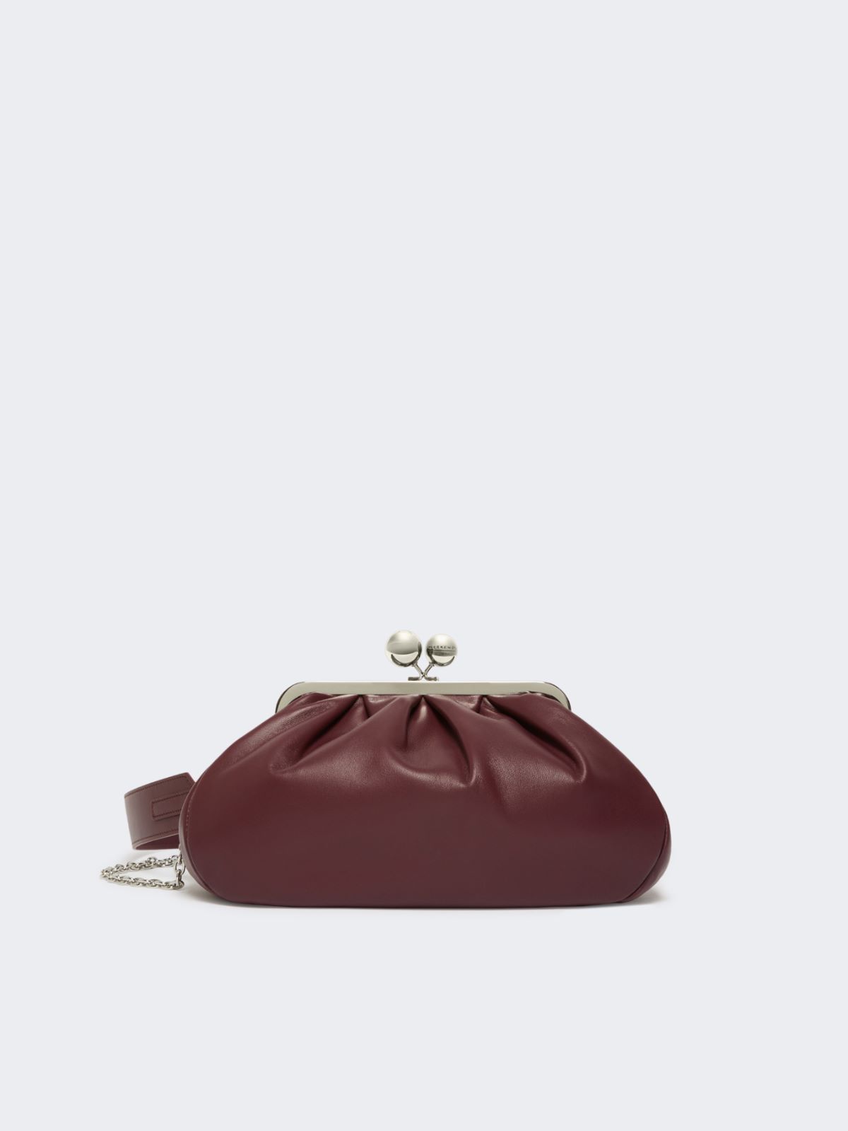 Medium sheepskin Pasticcino Bag - RED PURPLE - Max Mara - 12