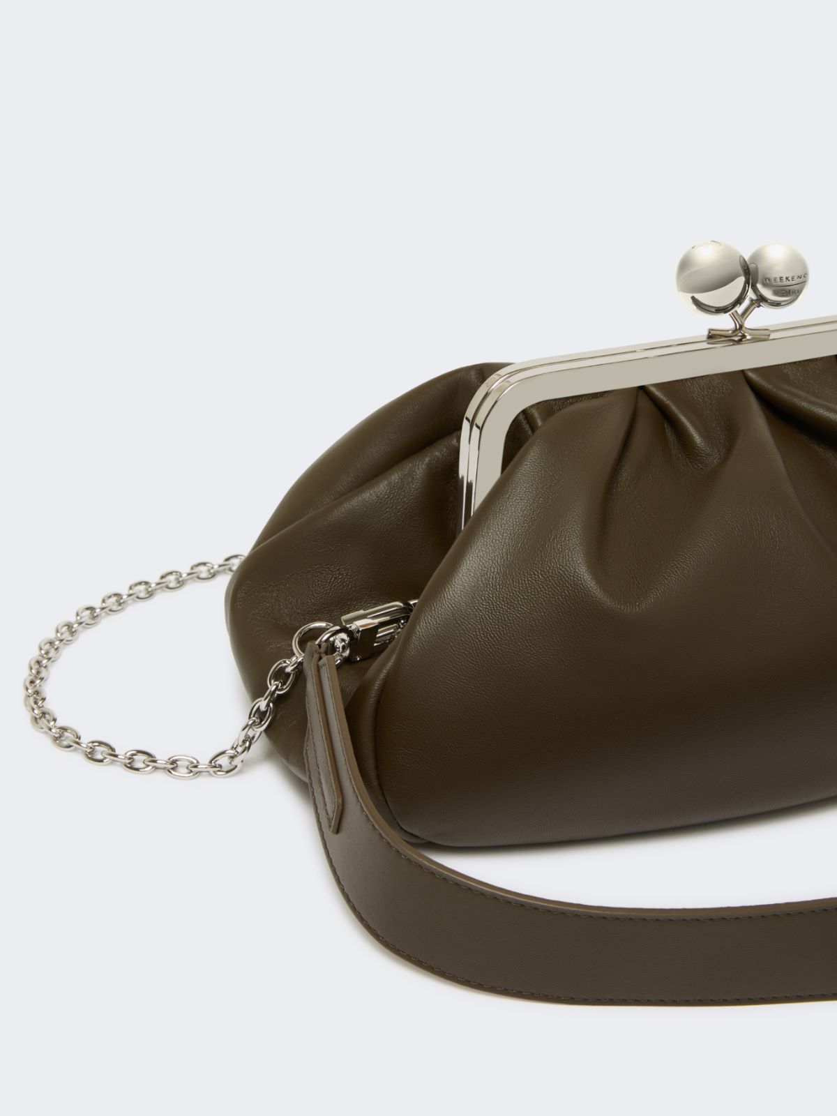 Medium sheepskin Pasticcino Bag - KAKI - Max Mara - 4