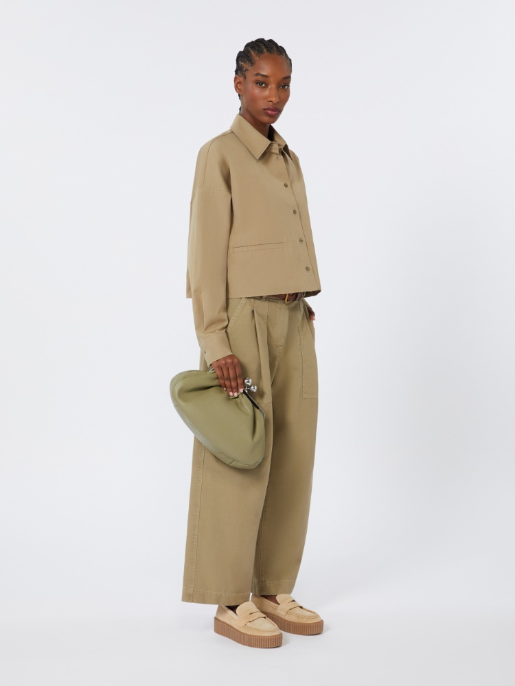 Medium sheepskin Pasticcino Bag - SAGE GREEN - Max Mara