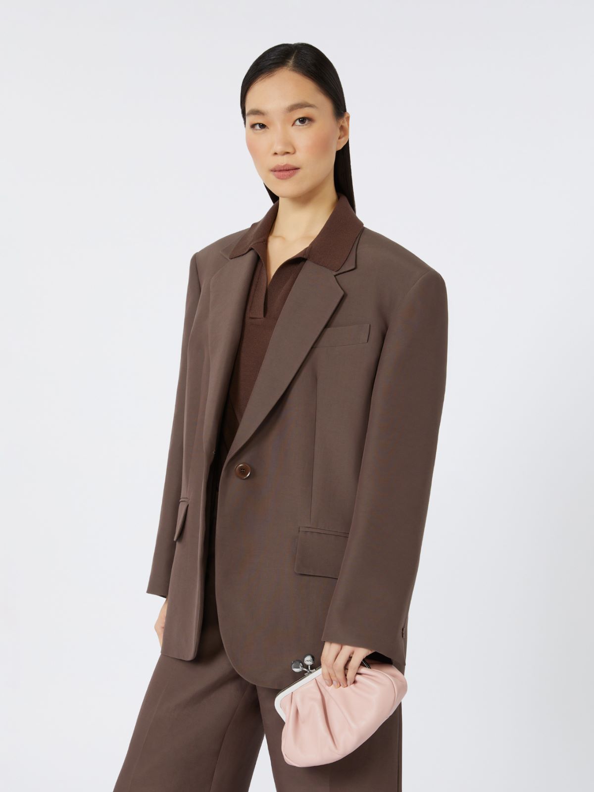 Small sheepskin Pasticcino Bag - PINK - Max Mara - 12