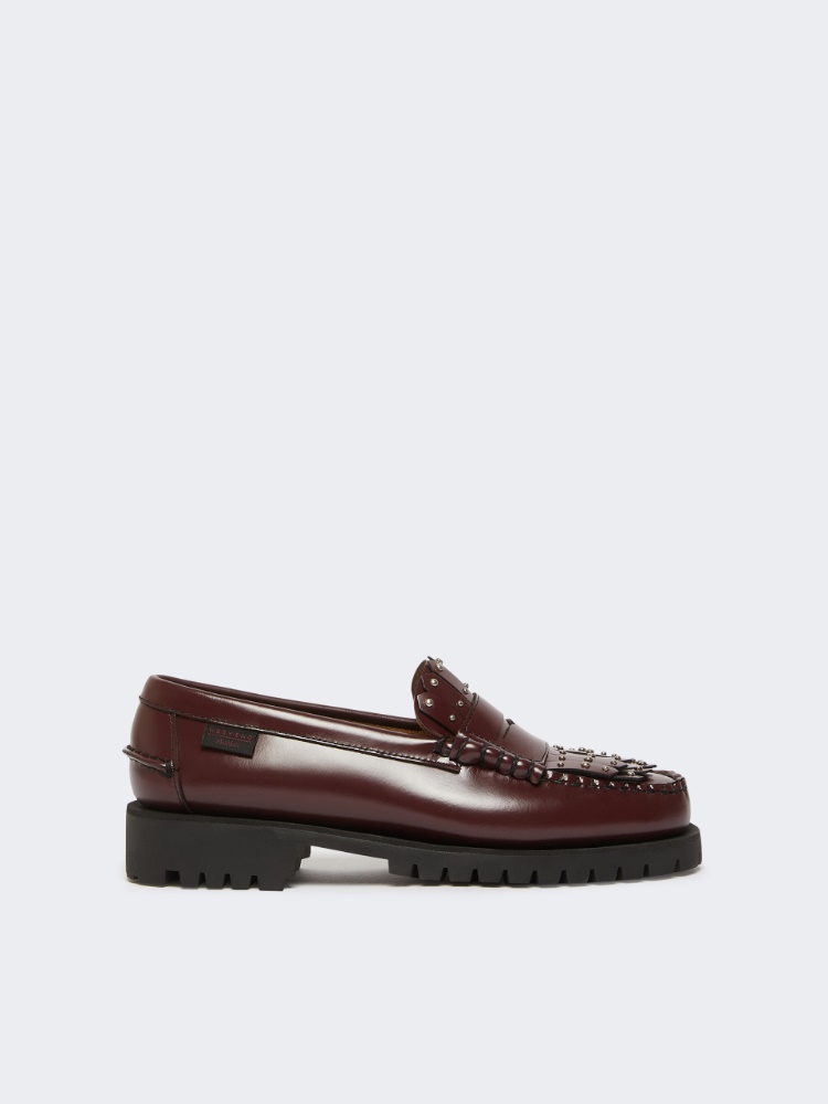 위크엔드댄러그 레더 로퍼 - BORDEAUX - Max Mara