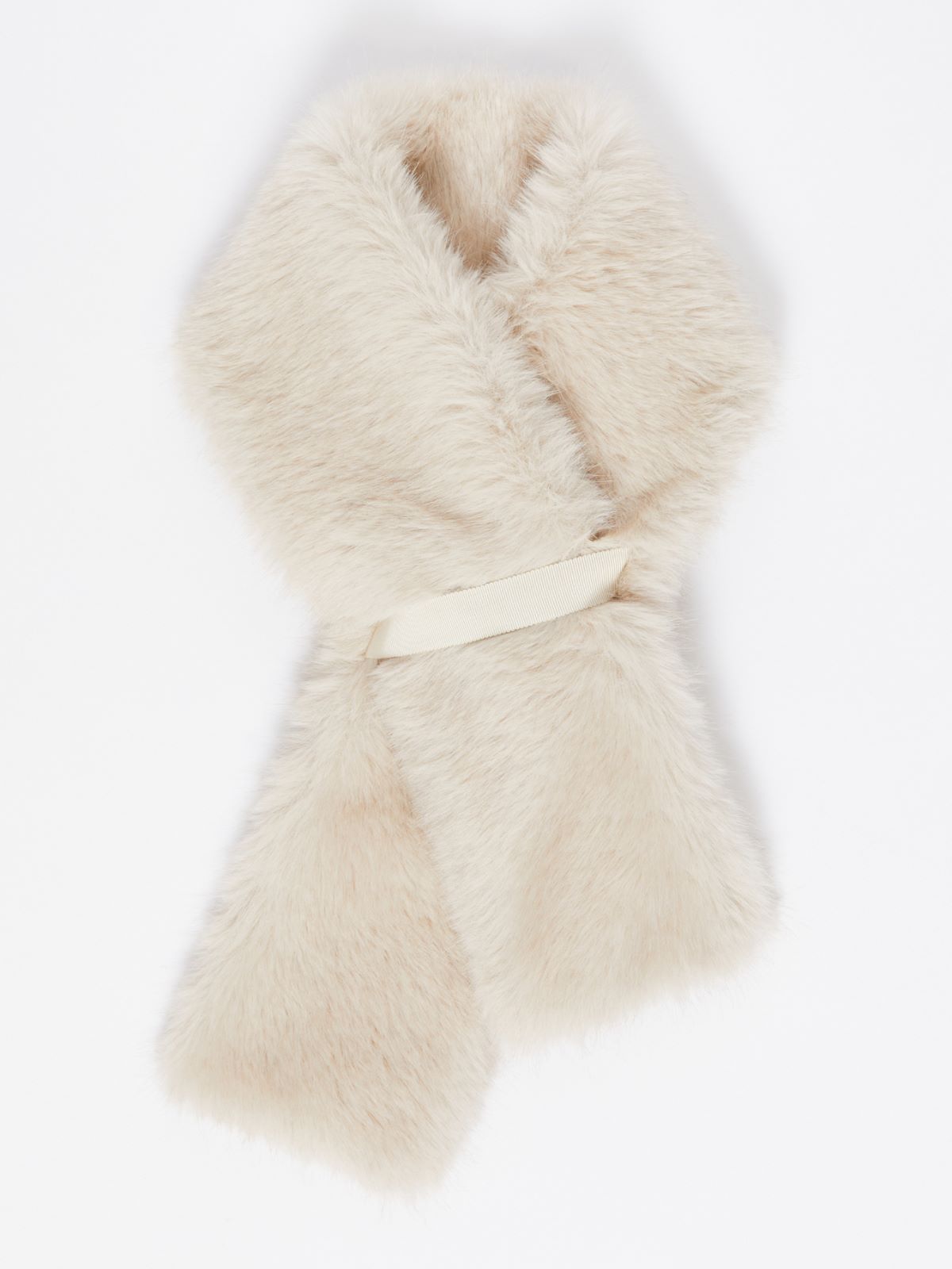Soft textured scarf - BEIGE - Max Mara - 9