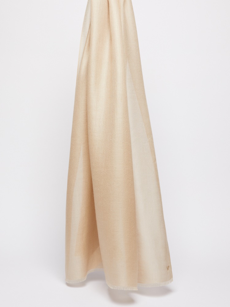 Cashmere and silk stole - BEIGE - Max Mara