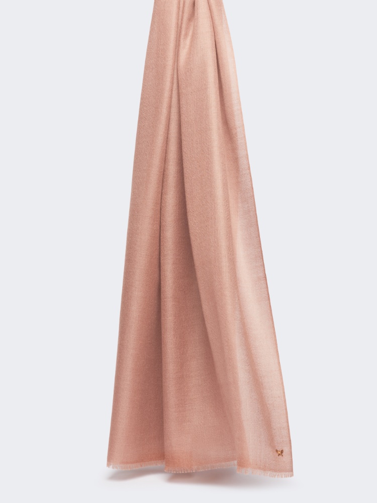 Cashmere and silk stole - MUSTARD - Max Mara