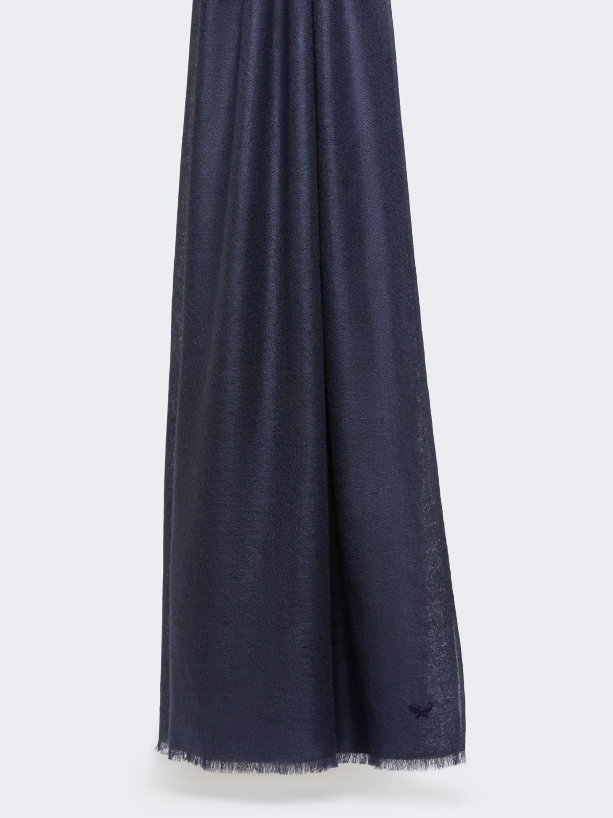 Cashmere and silk stole - MIDNIGHTBLUE - Max Mara - 9