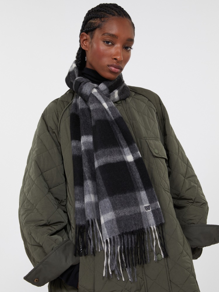 Bufanda de cachemira jacquard - NEGRO - Max Mara