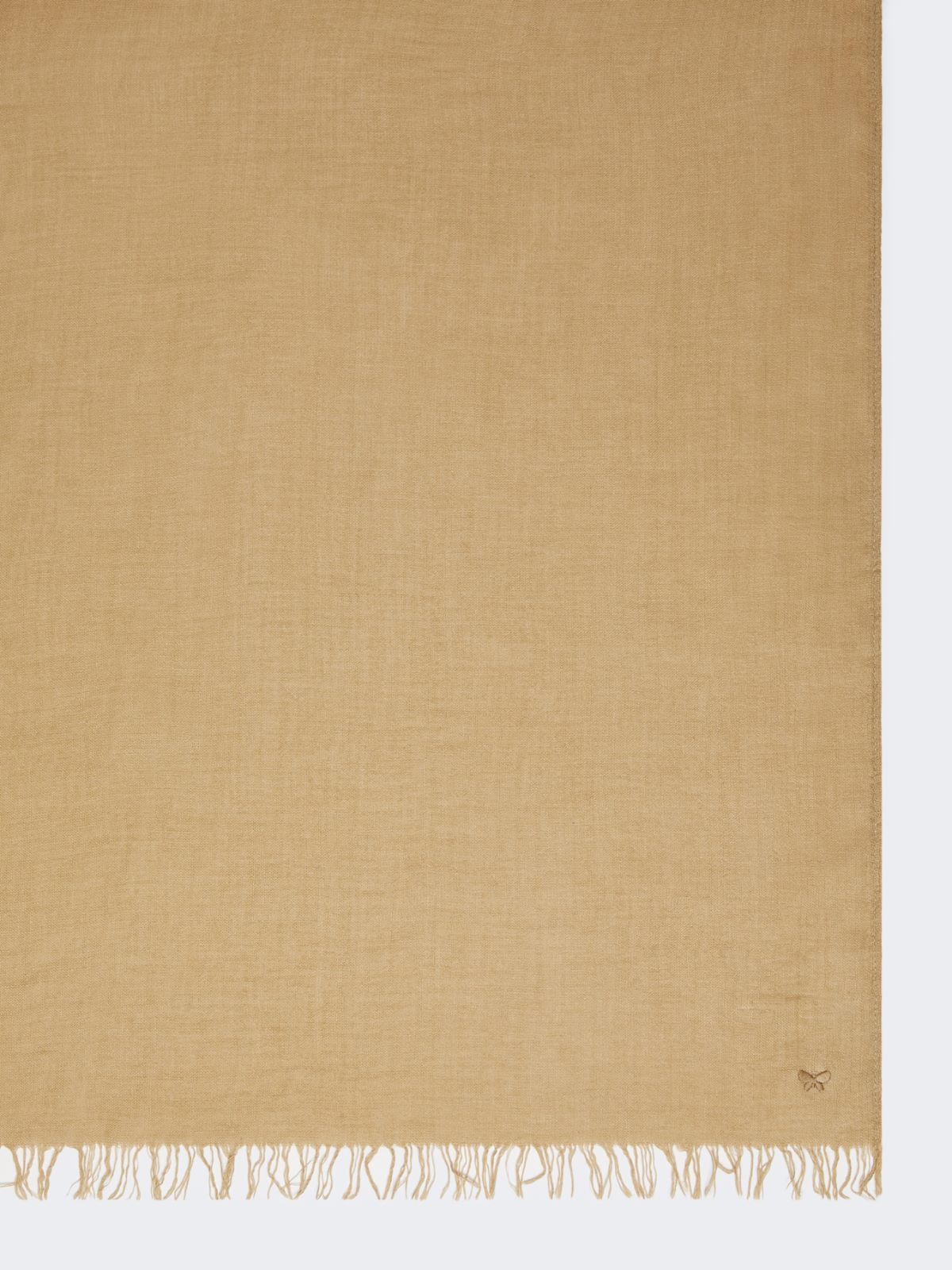Viscose and cashmere shawl - CAMEL - Max Mara - 2