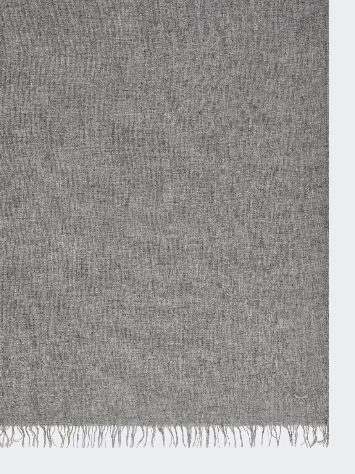 Viscose and cashmere shawl - MEDIUM GREY - Max Mara - 2