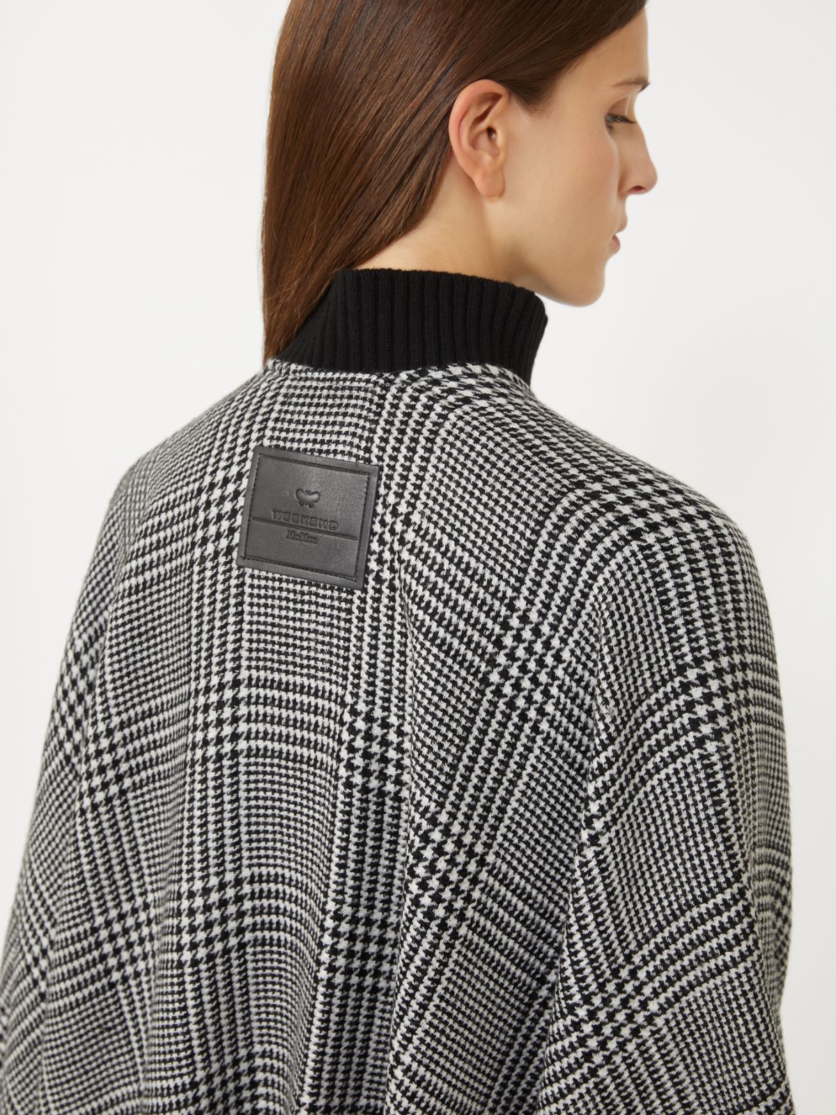 Cape aus doppelseitiger Wolle - SCHWARZ - Max Mara - 5