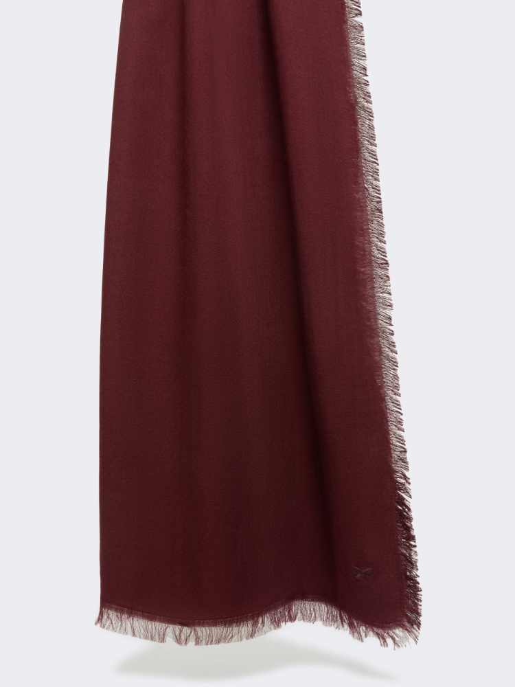 Viscose and modal stole - BORDEAUX - Max Mara
