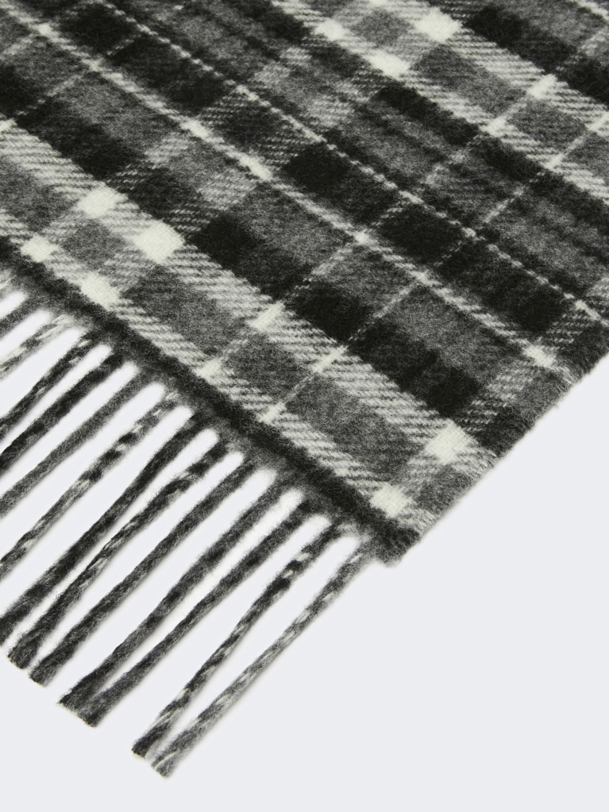Jacquard wool-blend stole - MEDIUM GREY - Max Mara - 2