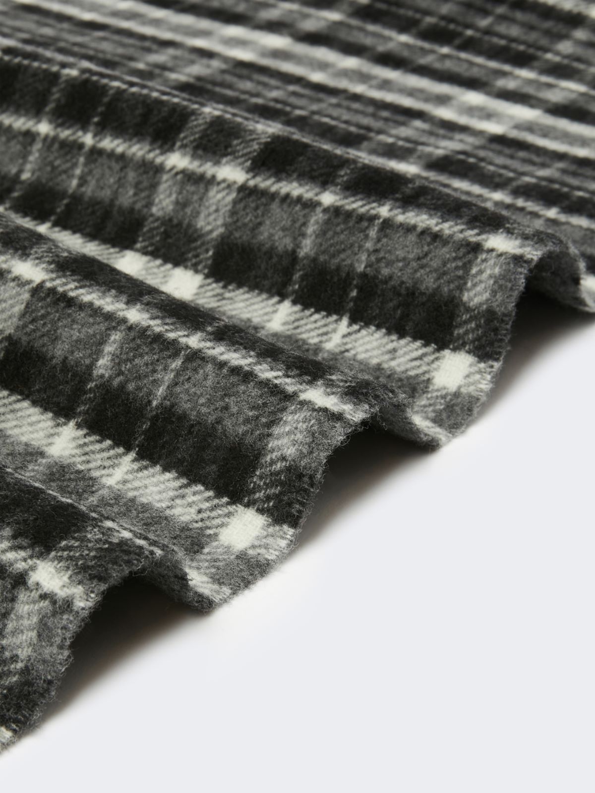 Jacquard wool-blend stole - MEDIUM GREY - Max Mara - 3