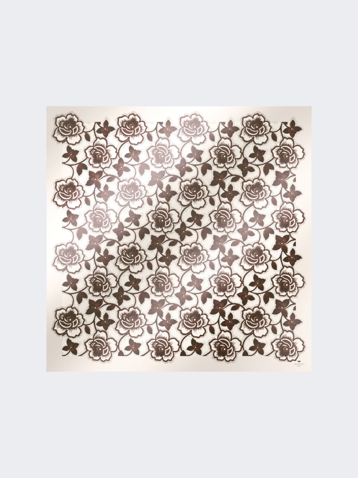Printed silk pocket square - BLACK - Max Mara