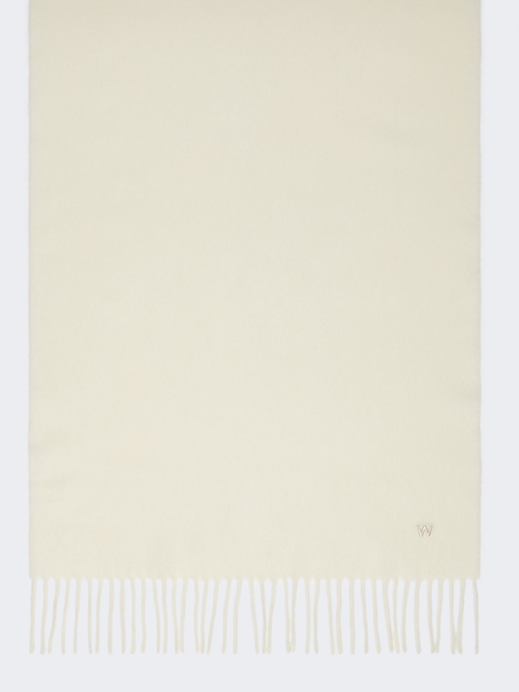 Wool stole - WHITE - Max Mara
