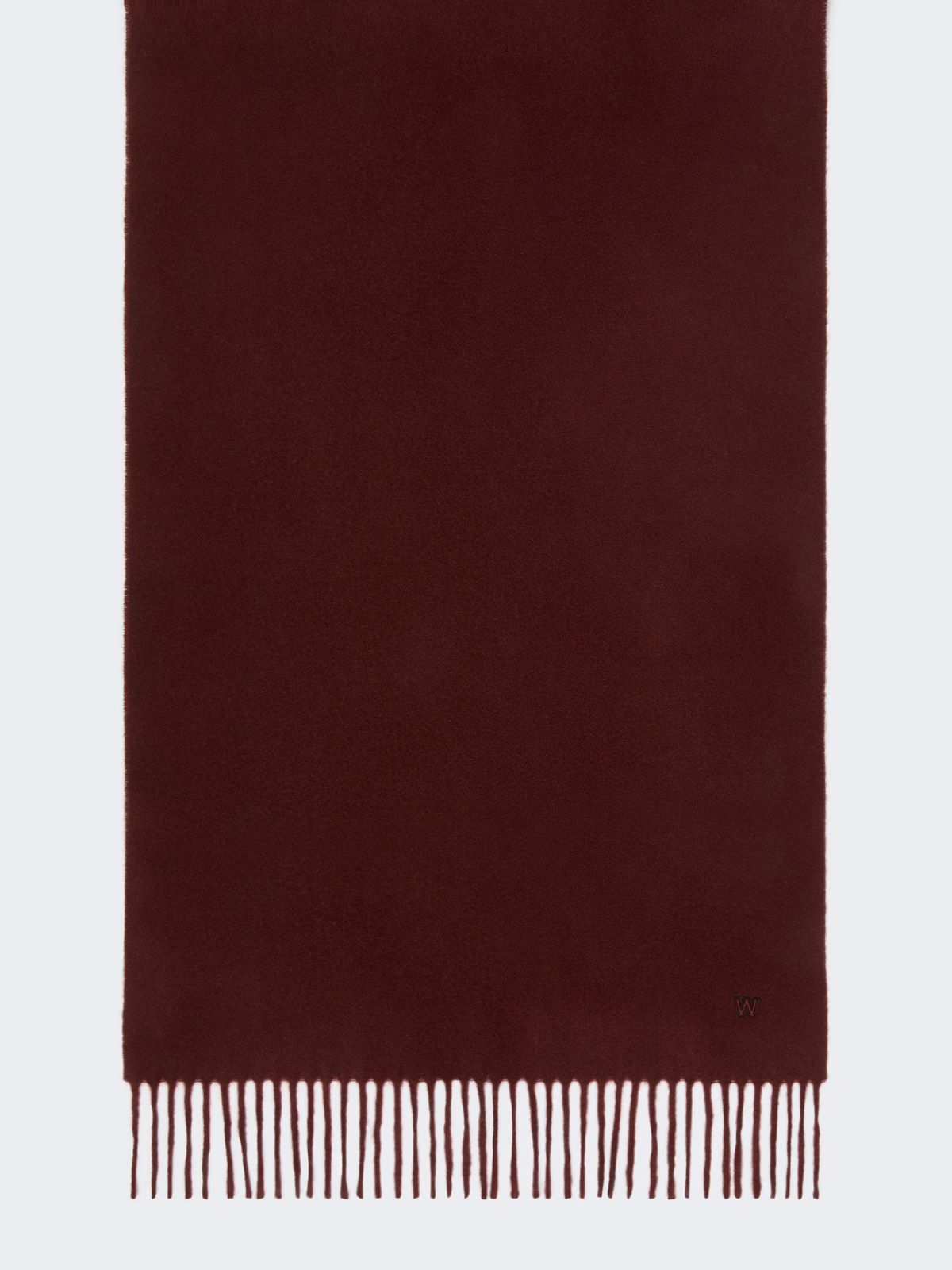 Wool stole - RED PURPLE - Max Mara