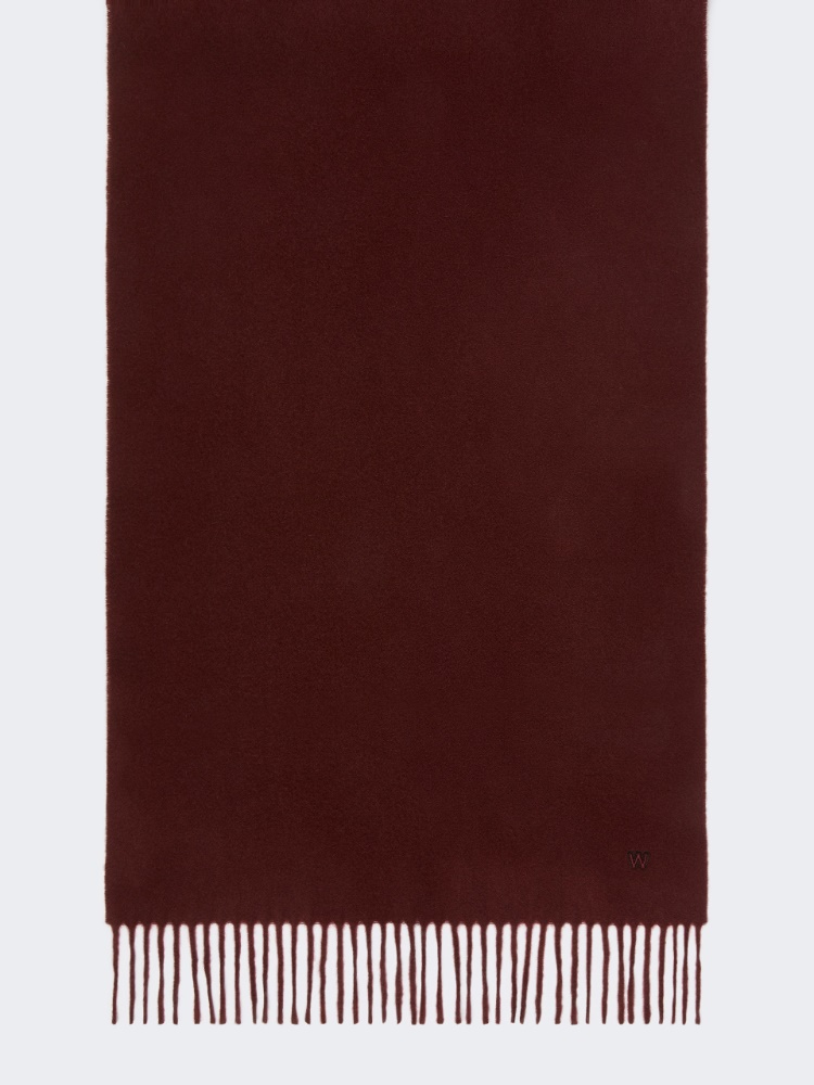 Wool stole - RED PURPLE - Max Mara