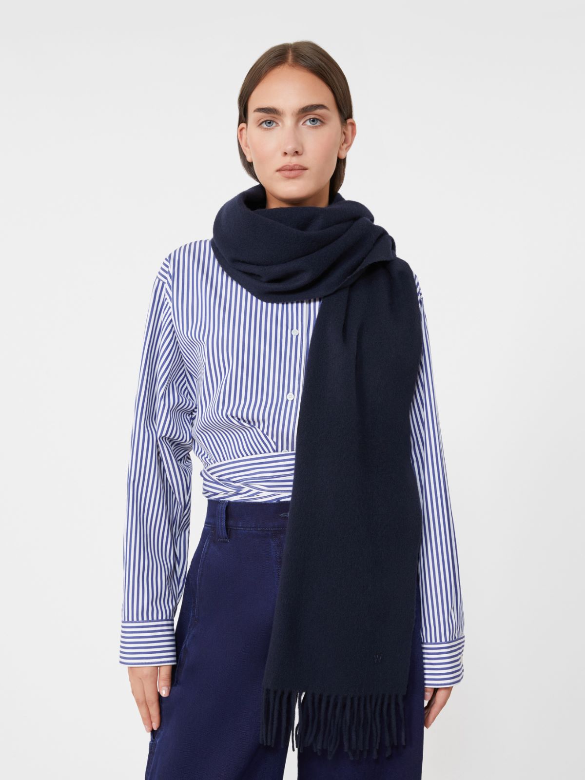 Étole en laine - BLEU MARINE - Max Mara