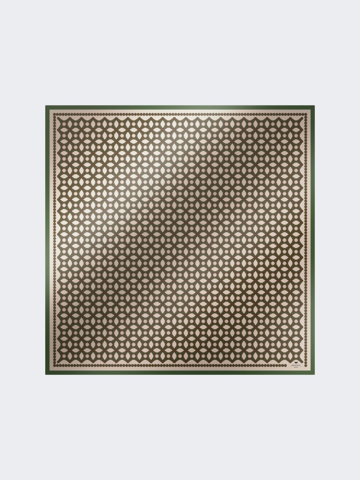 Printed silk twill scarf - BEIGE - Max Mara