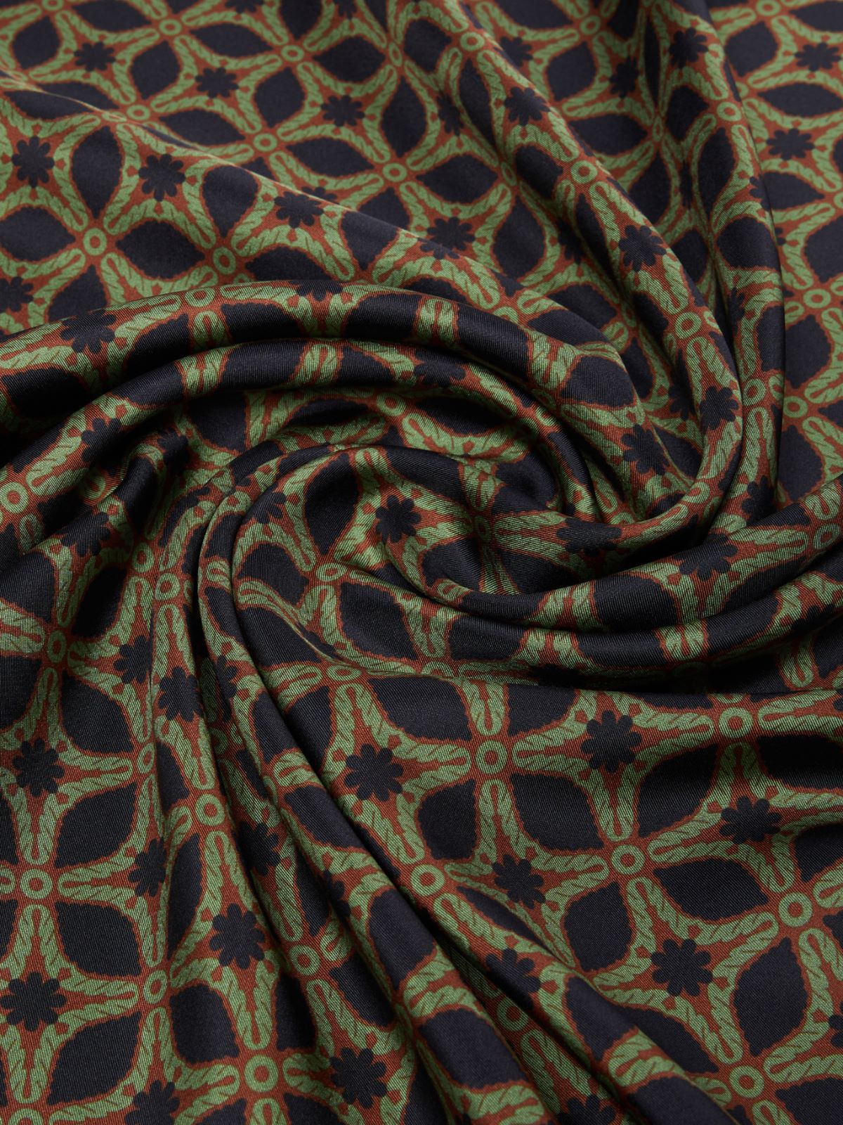 Printed silk twill scarf - ULTRAMARINE - Max Mara - 3