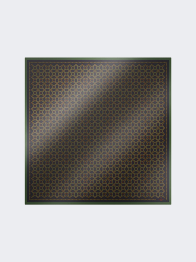 Printed silk twill scarf - ULTRAMARINE - Max Mara