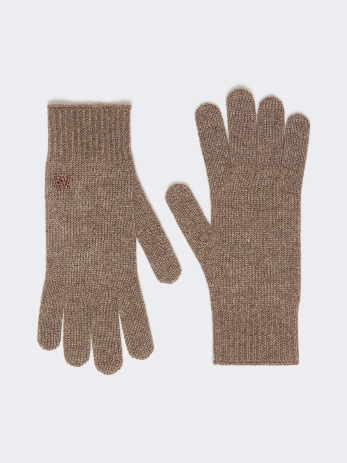 Cashmere gloves - BROWN - Max Mara