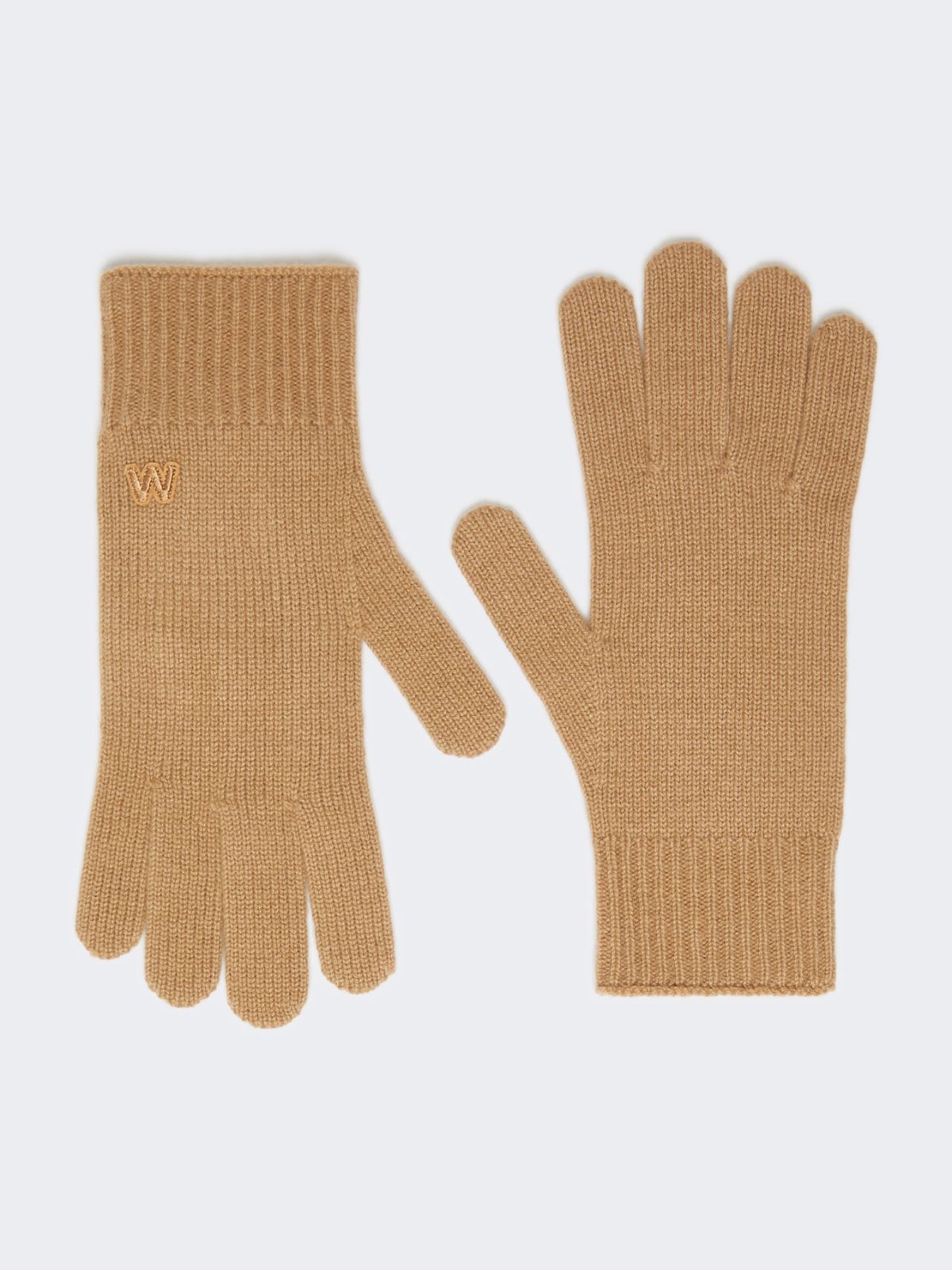 Cashmere gloves - CAMEL - Max Mara