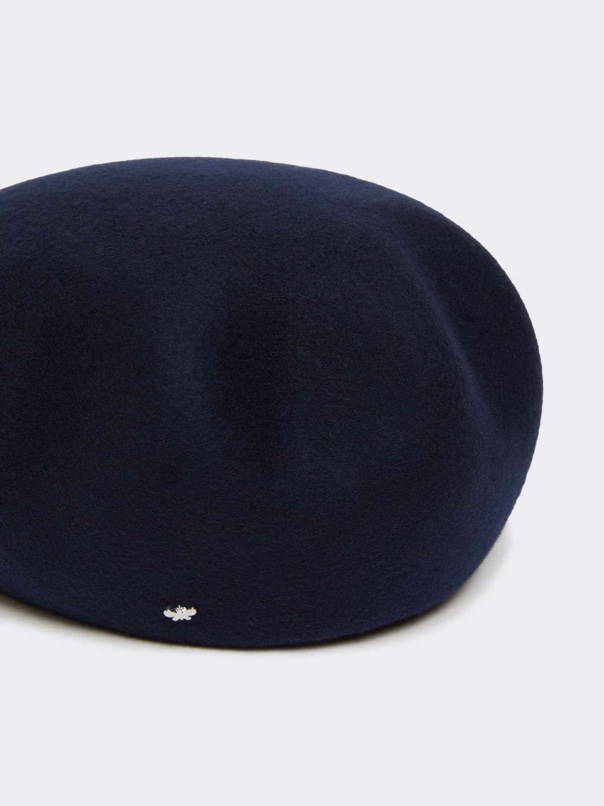 Wool beret - NAVY - Max Mara - 2