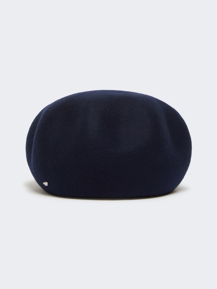Wool beret - NAVY - Max Mara