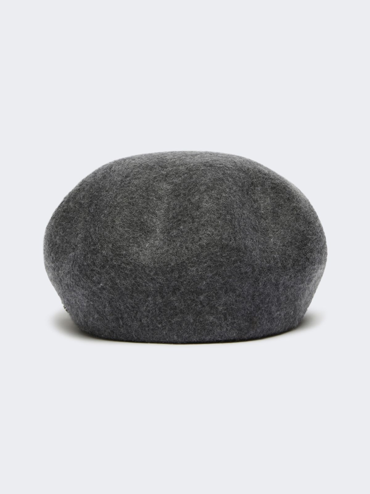 Wool beret - LIGHT GREY - Max Mara - 8