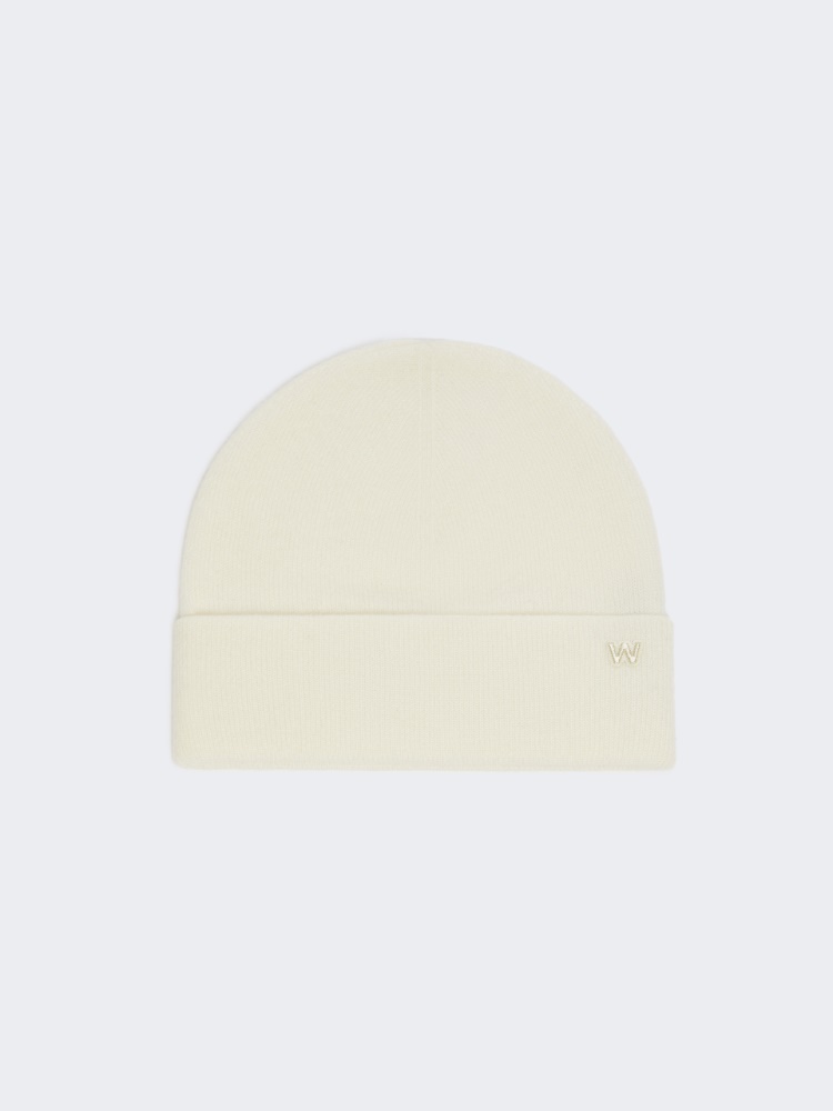 Cashmere beanie - OPTICAL WHITE - Max Mara