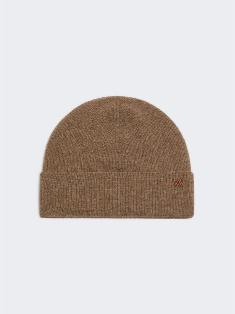 Cashmere beanie - BROWN - Max Mara